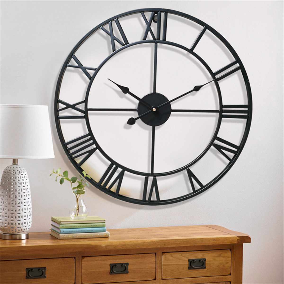Circular Incircle Design Metal 3D Wall Clock / Ruchi