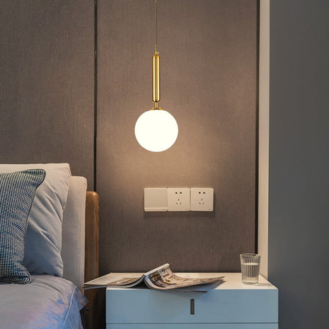 Glass Ball LED Pendant Light Fixture / Ruchi