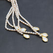 Lariat Pearl Necklace For Women / Ruchi