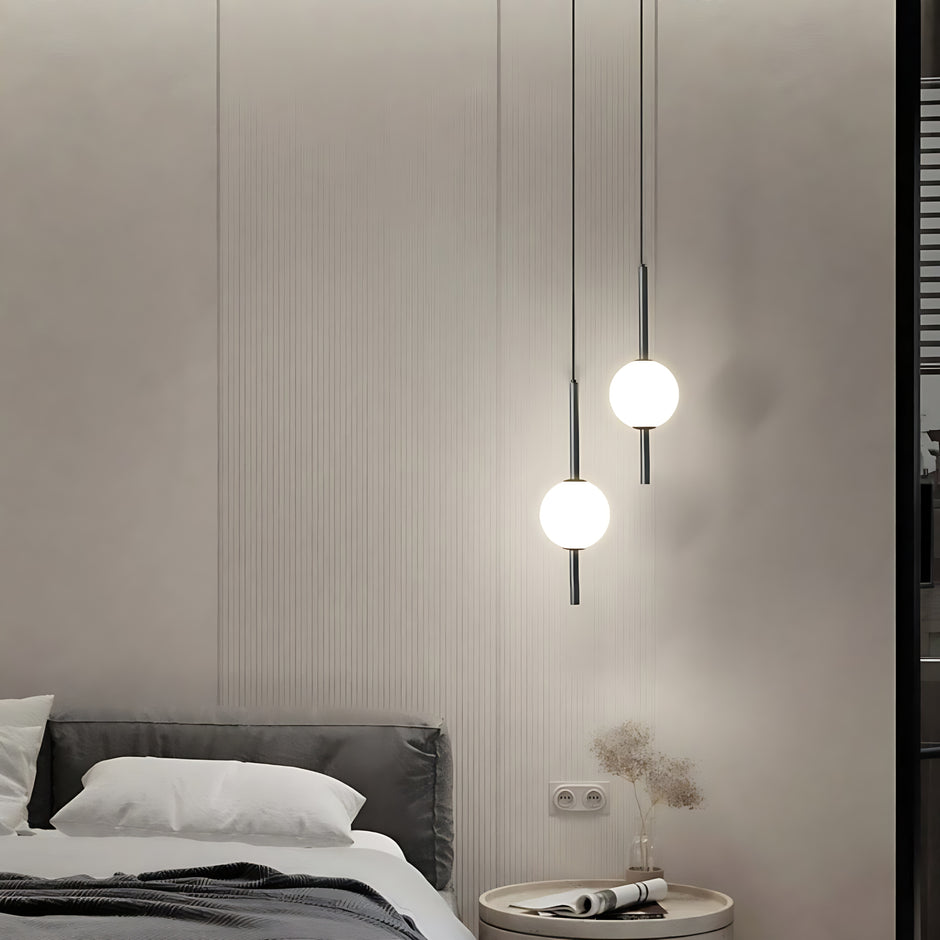 Round Glass Ball LED Pendant Light / Ruchi