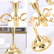 Vintage Metal Candle Holder Pillar / Ruchi