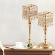 Vintage Square Metal Candle Holder / Ruchi