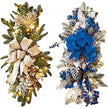Artificial Stairway Christmas Wreath With LED Lights / Ruchi