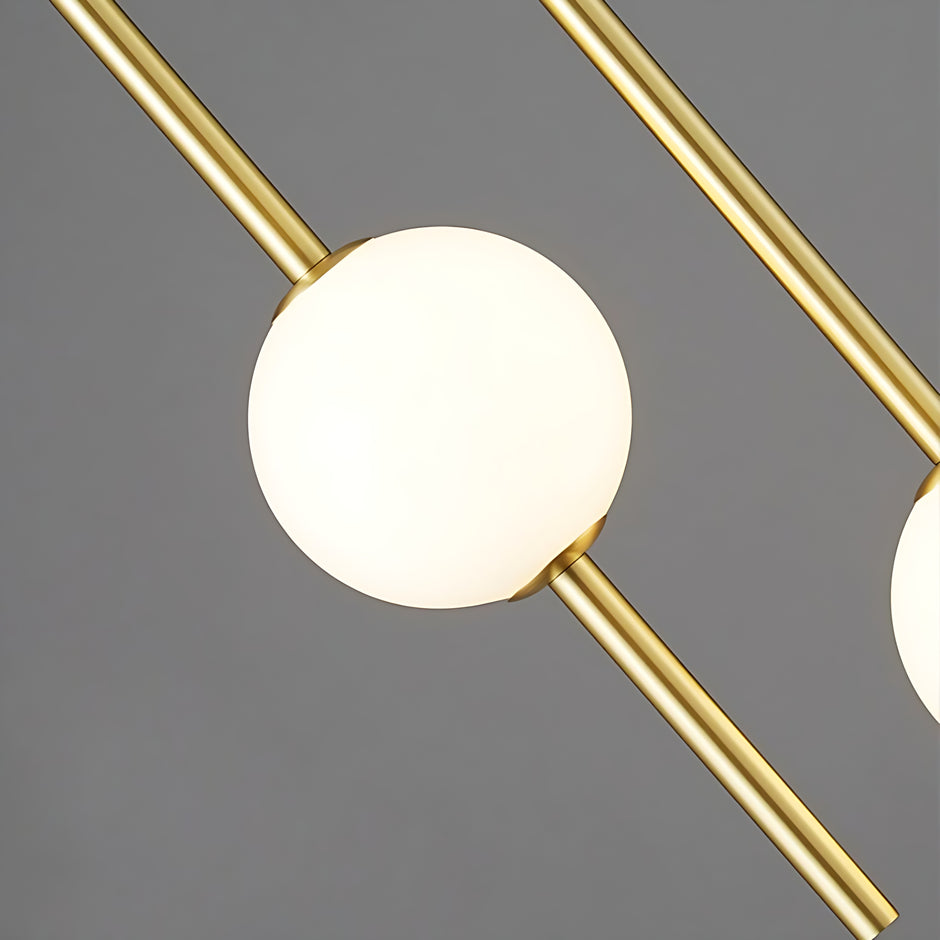 Round Glass Ball LED Pendant Light / Ruchi