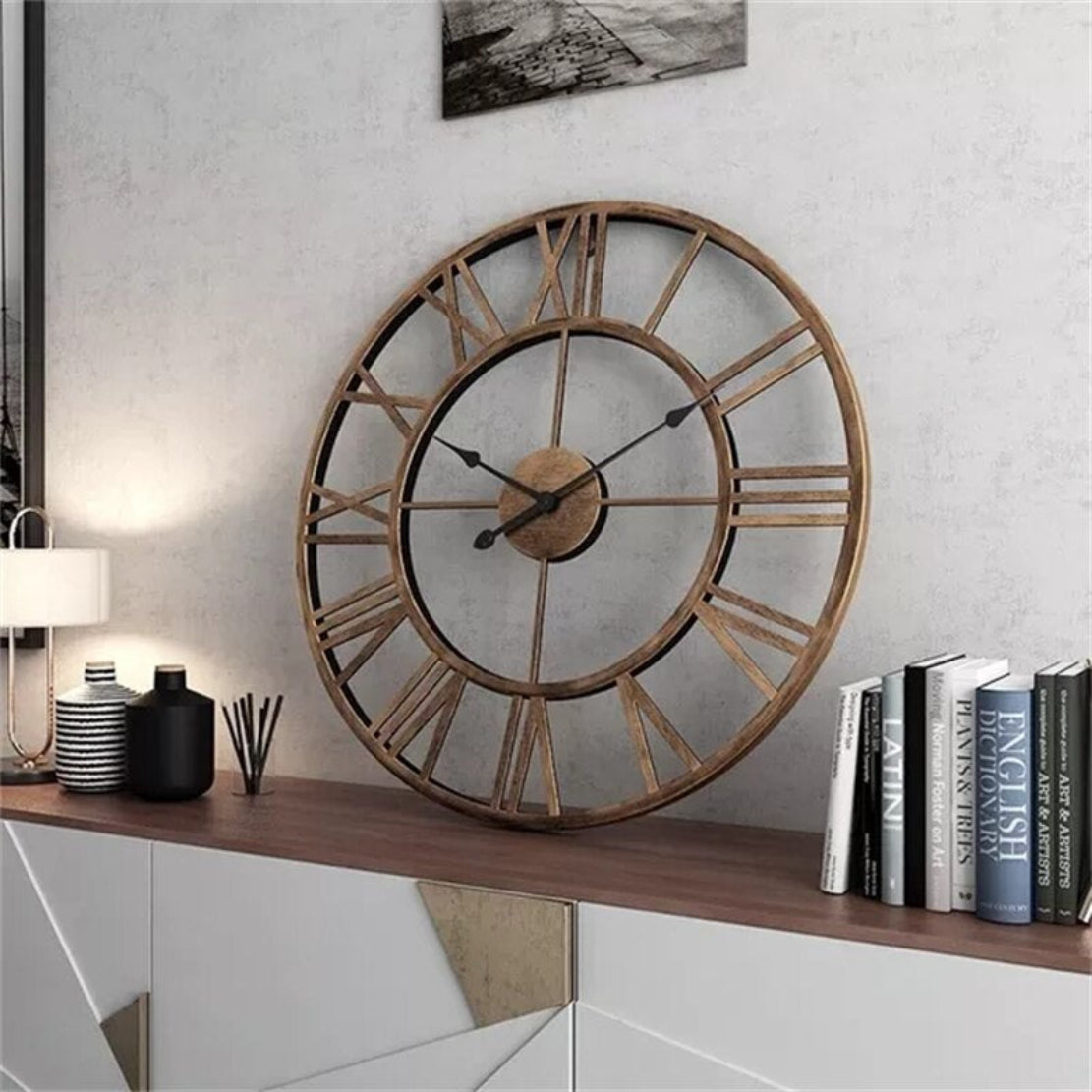 3D Metal Circular Wall Clock / Ruchi