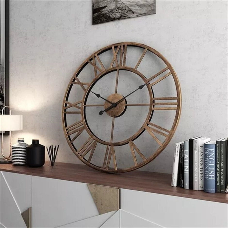 3D Metal Circular Wall Clock / Ruchi