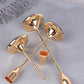 3 Pieces Trumpet Cup Shaped Metal Candle Holder / Ruchi