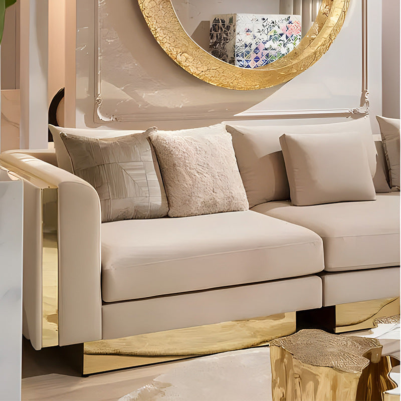 Fabric Upholstered Sectional Sofa