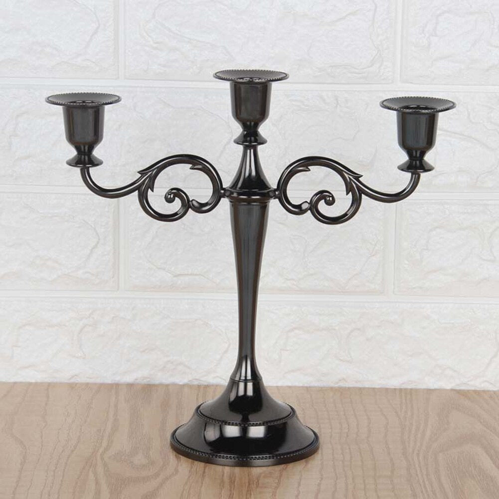 Retro Style Metal Candlestick Candle Holder For Home Decor / Ruchi