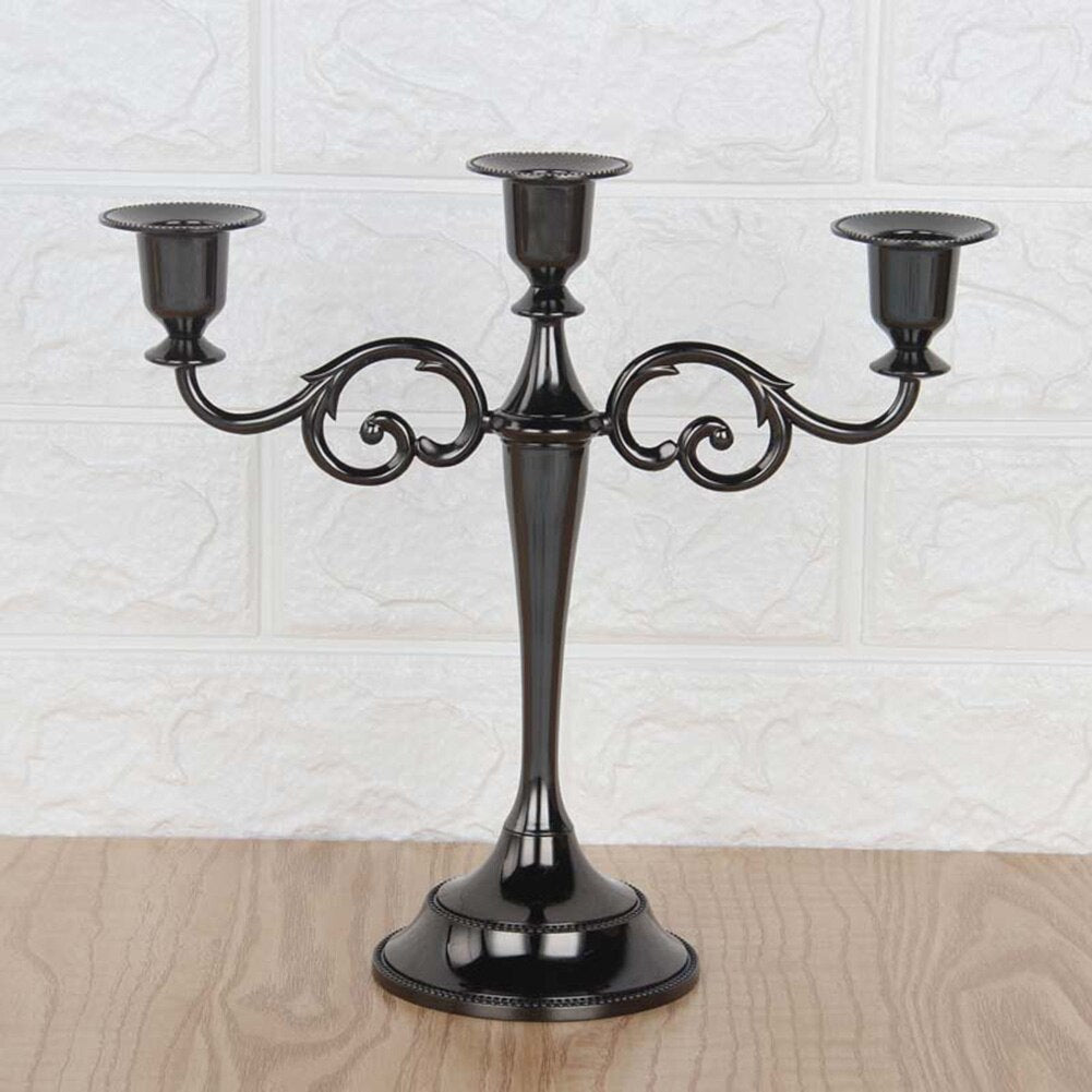Vintage Metal Candle Holder Centerpiece / Ruchi
