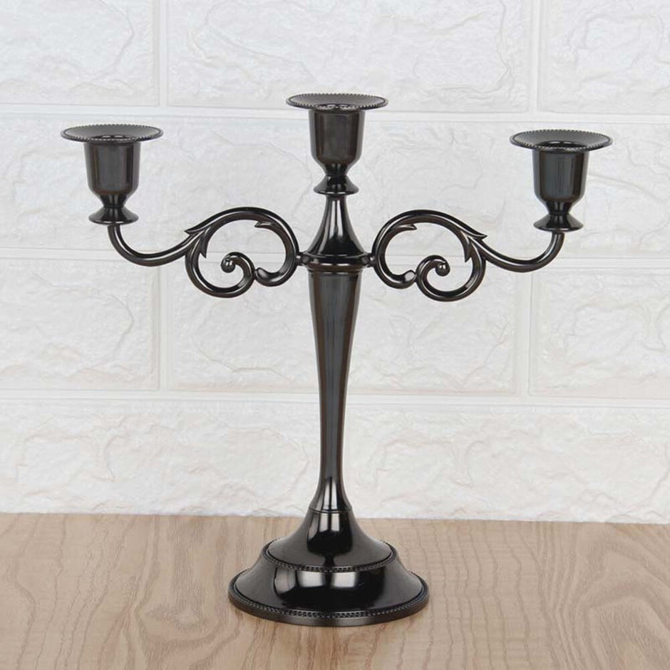 Vintage Metal Candle Holder Centerpiece / Ruchi