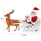 Christmas Santa Claus Elk Sled Electric Toy / Ruchi