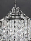 Modern LED Crystal Chandelier For Staircase / Ruchi