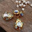 Rosary Style Beaded Pearl Necklace / Ruchi