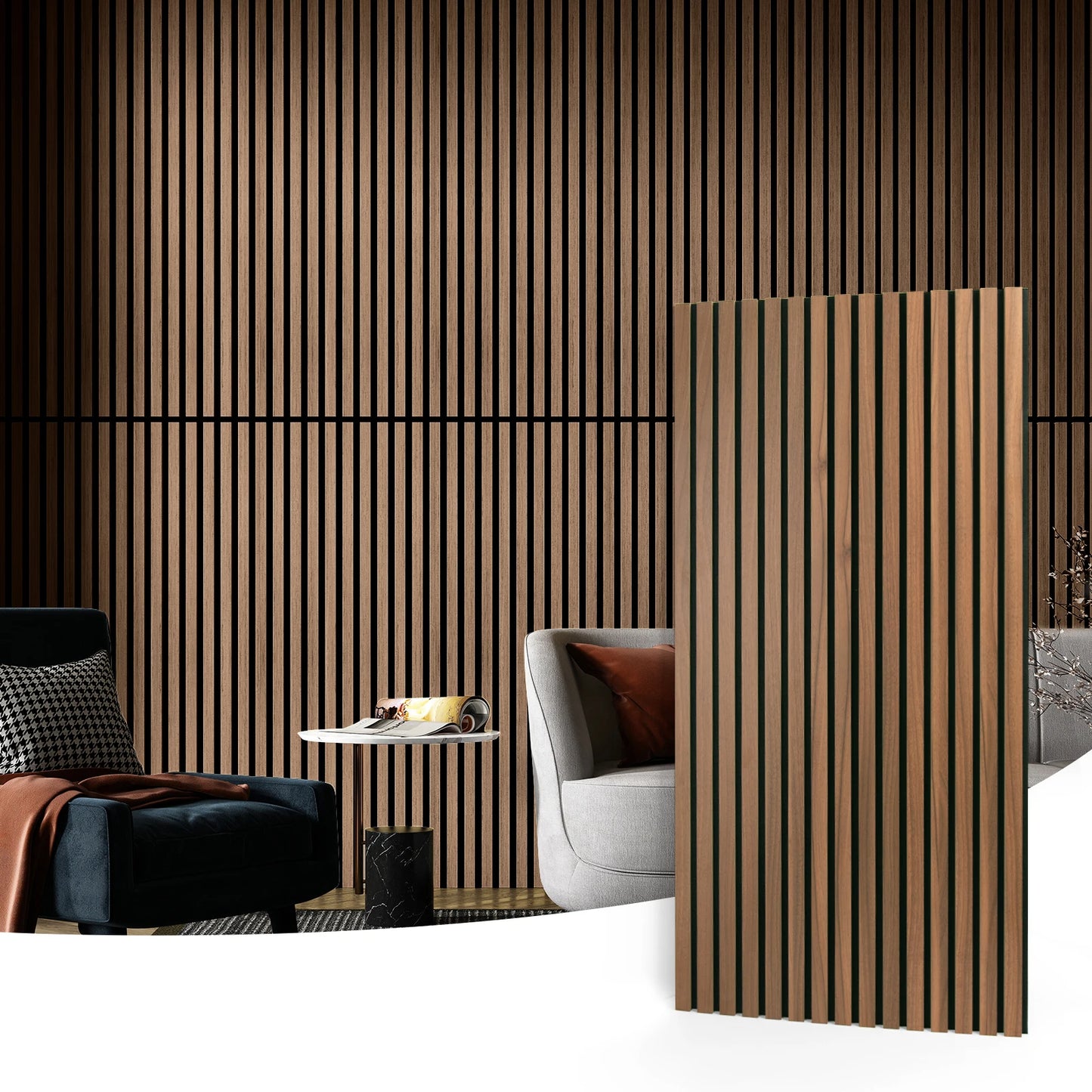 Modern 3D Wood Wall Panel / Ruchi