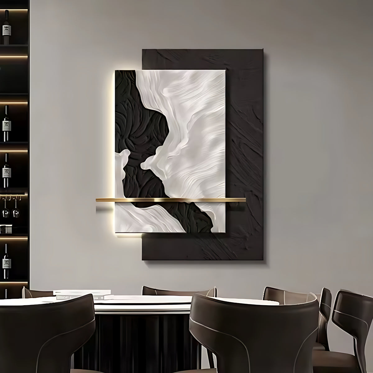 Modern Abstract LED Wall Light / Ruchi