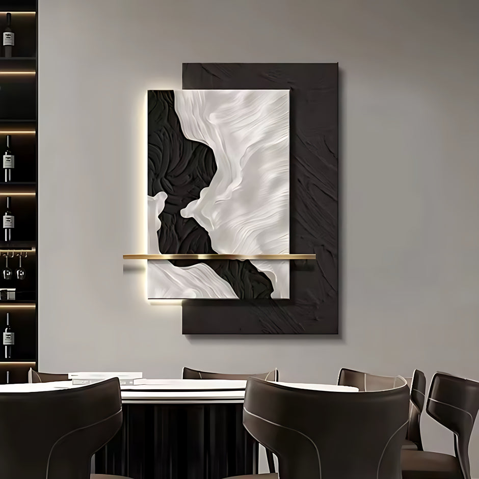 Modern Abstract LED Wall Light / Ruchi