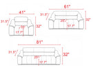 Cozy 1-2-3 Seater Leather Sofa Set