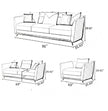 Astonishing Curvy Back Leather 1-2-3 Seater Sofa Set