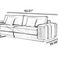 4 Piece Fabric Sectional Sofa Set / Ruchi