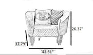 Luxury Velvet Living Room Sofa Set