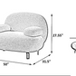 Minimalistic Fabric Modern Sofa Set