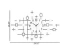 Minimalist Large Acrylic Wall Clock / Ruchi