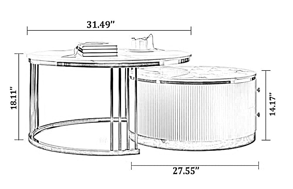 Modern Luxury Chesterfield Leather Sofa Set