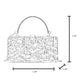 Crossbody Metal Clutch Handbag For Wedding