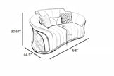 Italian Velvet Fabric Sofa Set / Ruchi