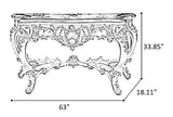 Luxurious European Wooden Accent Table