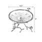 Glass Top Brass Fruit Tray For Party / Ruchi
