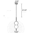 Round Glass Ball LED Pendant Light / Ruchi