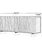 Geometric Design Modern Wooden Buffet Table