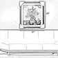 3D Wall Frame Design For Living Room / Ruchi