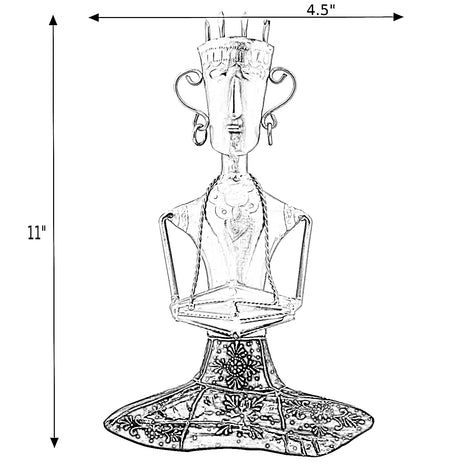 Antique Metal Showpiece For Bedroom / Ruchi