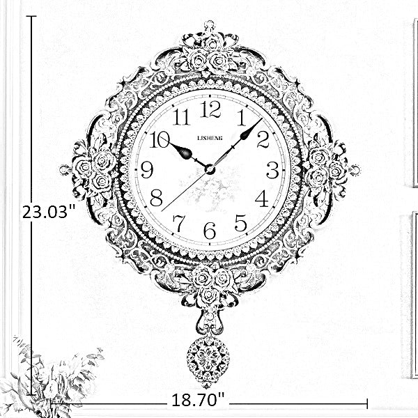 Decorative Wall Clock For Living Room / Ruchi