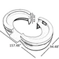 U Shaped Wooden Reception Desk / Ruchi