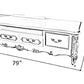 Traditional European Wooden TV Stand / Ruchi