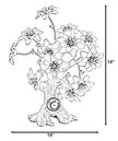 Evil Eye Tree Showpiece For Good Luck / Ruchi