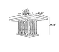 Marble Dining Table Set For 6