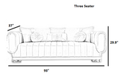 3 Piece Velvet Modern Sofa Set / Ruchi