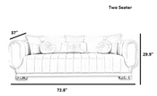 3 Piece Velvet Modern Sofa Set / Ruchi