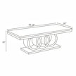 Modern Marble Rectangular Coffee Table / Ruchi