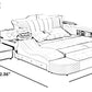 Multifunctional Smart Leather Bed With Massager