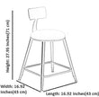 Fabric Bar Stools Set of 4 / Ruchi