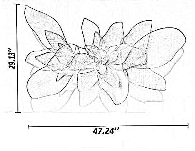 Modern 3D Floral Wall Decor / Ruchi