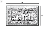 Wall Frame Jungle Design For Living Room / Ruchi