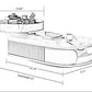 LED Coffee Table With Storage / Ruchi
