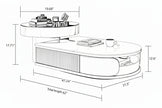 LED Coffee Table With Storage / Ruchi